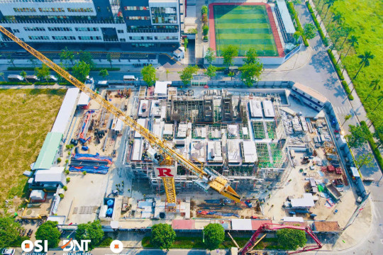 Cập nhật tiến độ xây dựng dự án tòa nhà văn phòng hạng A Oriental Square ngày 1/11/2024