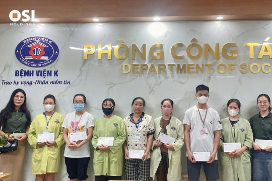 OSI HOLDINGS GỬI TẶNG NHỮNG MÓN QUÀ TRUNG THU YÊU THƯƠNG TỚI BỆNH NHÂN TẠI BỆNH VIỆN K