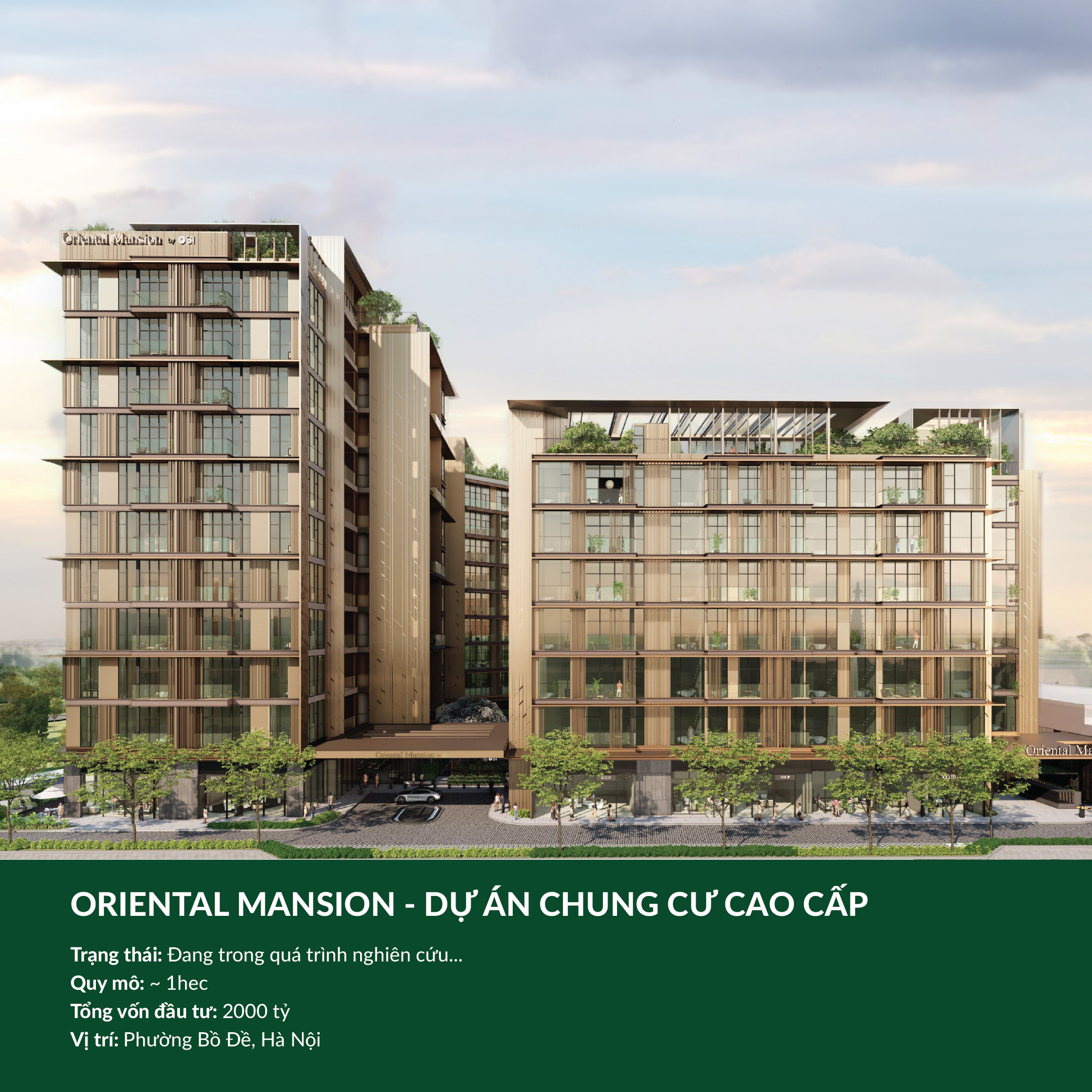 DỰ ÁN CHUNG CƯ  CAO CẤP