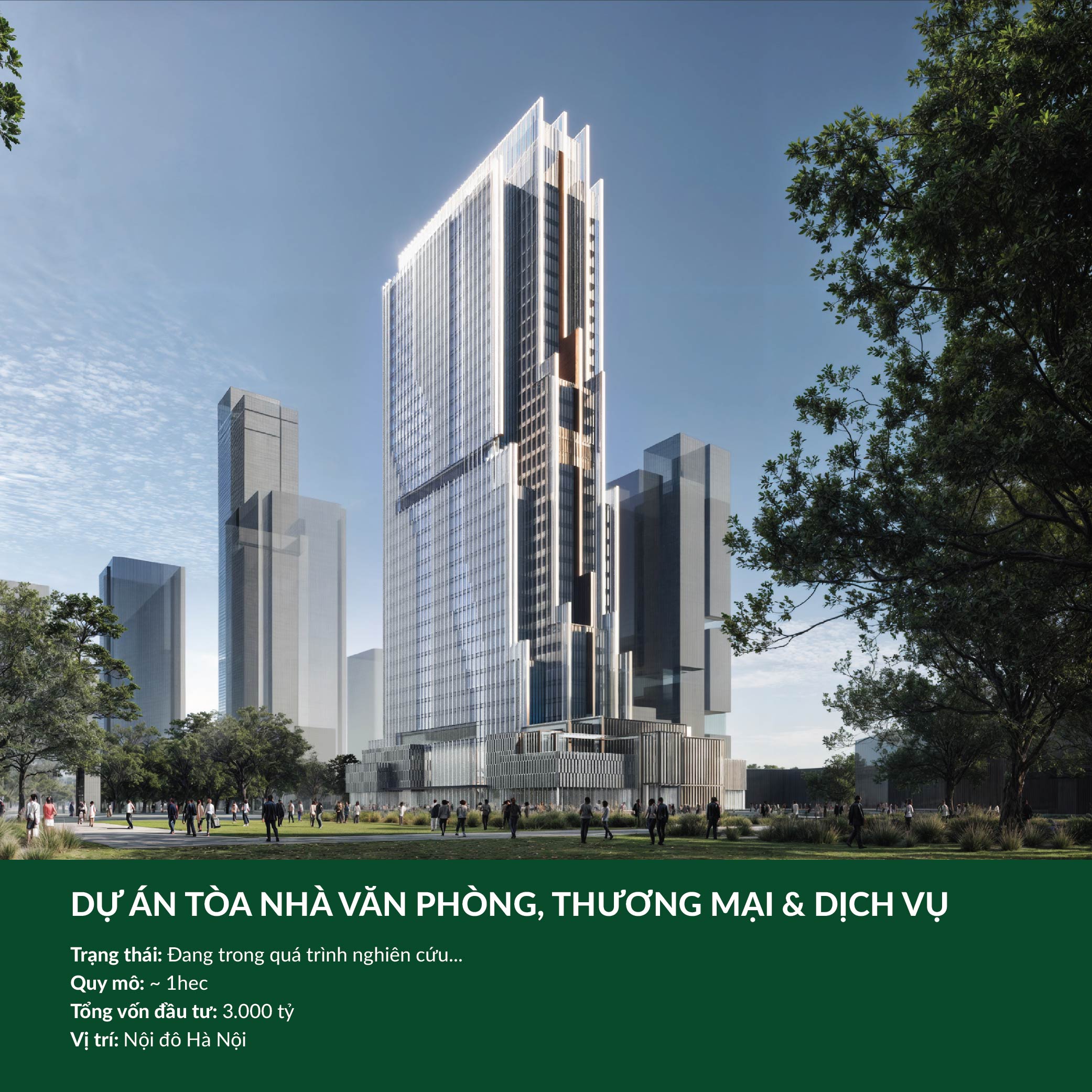 DỰ ÁN TÒA NHÀ VĂN PHÒNG - THƯƠNG MẠI - DỊCH VỤ