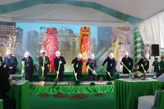 Khởi công tòa văn phòng hạng A đầu tiên tại khu Starlake Tây Hồ Tây