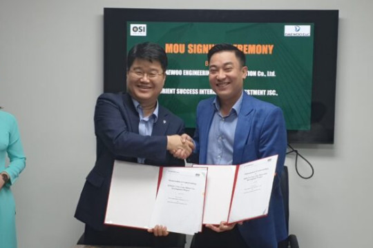 THE SIGNING CEREMONY OF STRATEGIC COOPERATION BETWEEN OSI HOLDINGS AND DAEWOO E&C