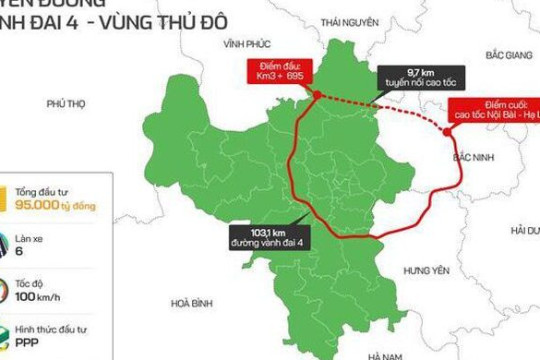 Hai ‘siêu dự án’ đường vành đai 161.191 tỷ đồng được Quốc hội thông qua