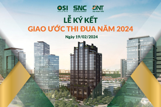 LỄ KÝ KẾT GIAO ƯỚC THI ĐUA VÀ KHAI XUÂN NĂM 2024