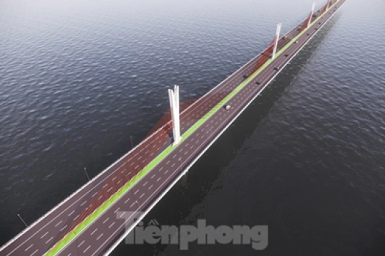 Hình ảnh thiết kế cầu Thượng Cát nối Bắc Từ Liêm với Đông Anh