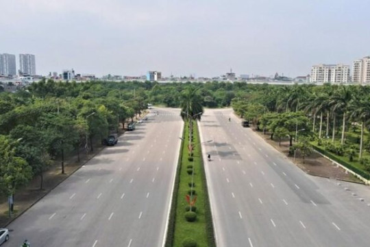 Cận cảnh dự án đường trục hướng tâm Tây Thăng Long