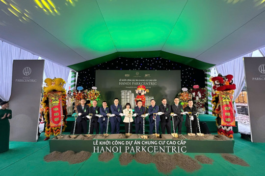 Chính thức khởi công Hanoi ParkCentric: Khởi đầu hành trình kiến tạo biểu tượng sống mới kề cận phố cổ